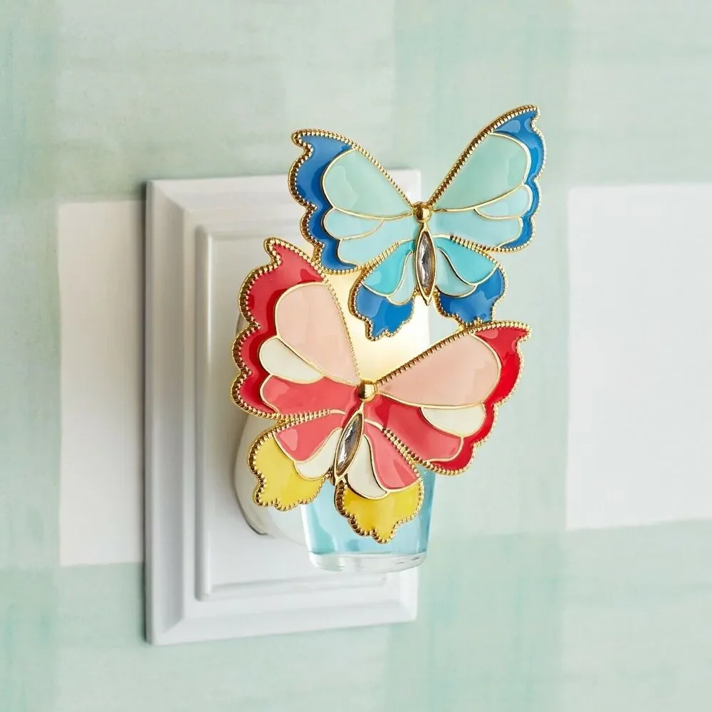 Pioneer Woman Butterfly Oil Diffuser LED Light Plug-In Fragrance Nightlight Gift